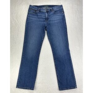 Lauren Jeans Co Womens 10 Blue Classic Straight Leg Denim Polo Ralph Lauren